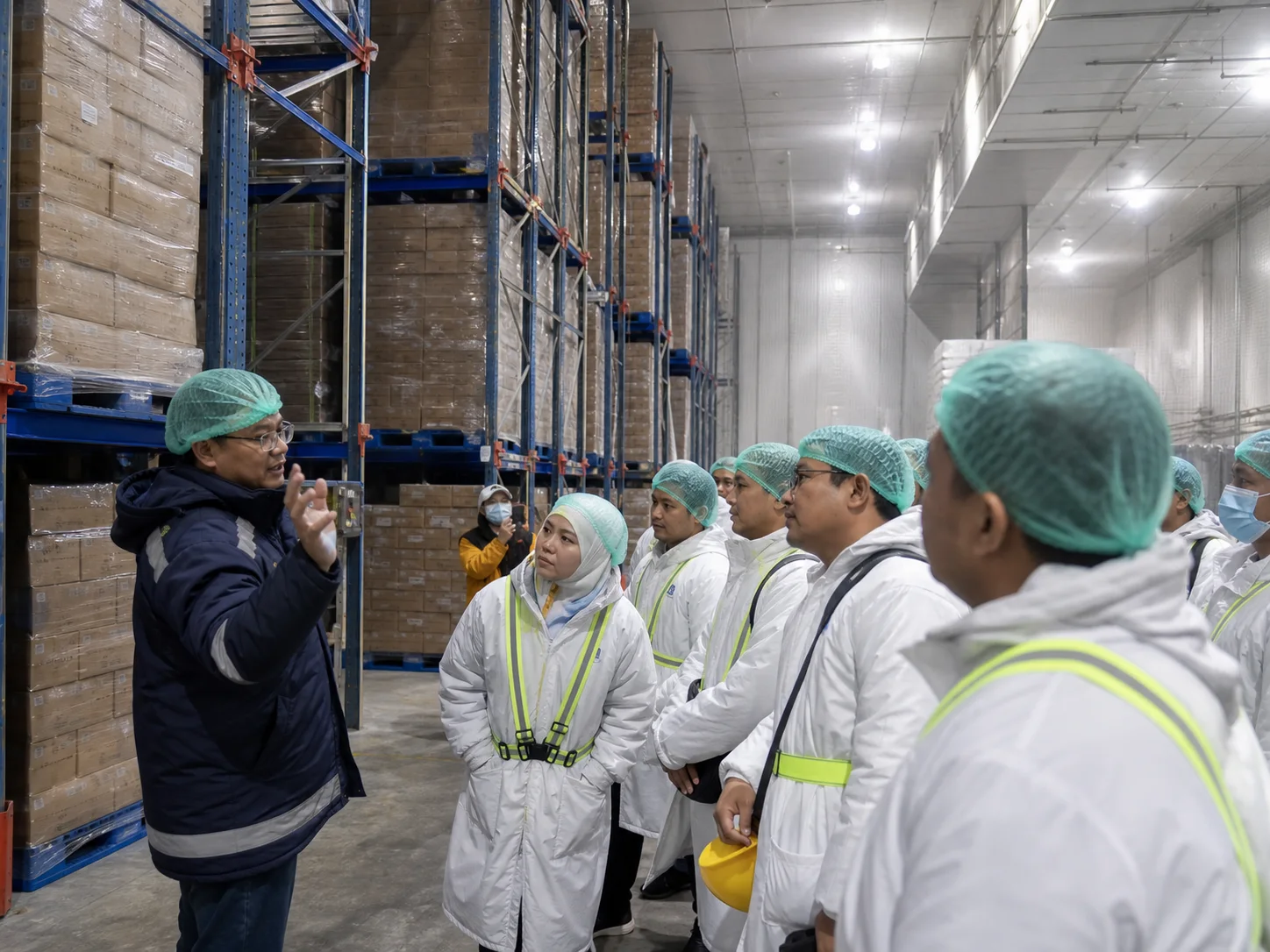 Indomaru cold-chain warehouse visit